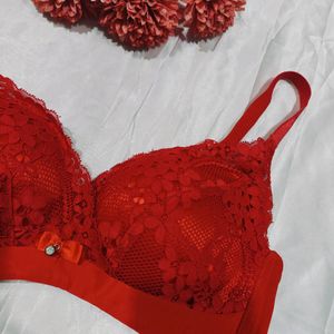 ♥️ Imported Sexy Hot 🔥 Bra Thong Set For Bride