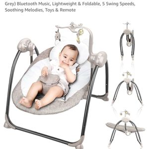 Baby Electronic Swing With Bluetooth Music