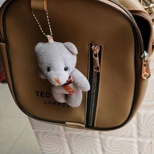 Siling Bag With Cute Teddy