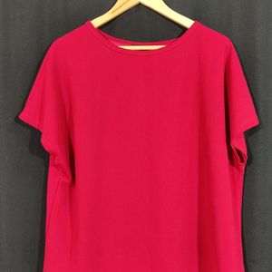 Shein Maroon Top For Woman