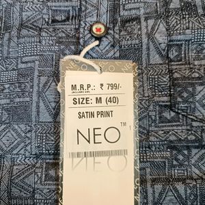 *NEO Printing Semi Formal Cotton Shirt*