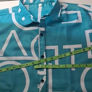 Cyan Shirt (Both sides printed