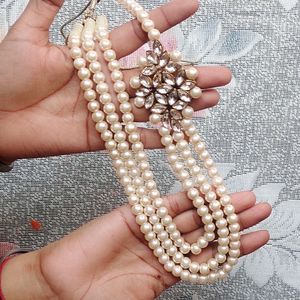 Beautiful Long Pearl Necklace