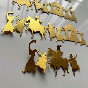 Golden Baaraat Decorative Paper Cutouts