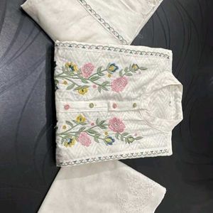 New amazing cotton chikankari set XXL