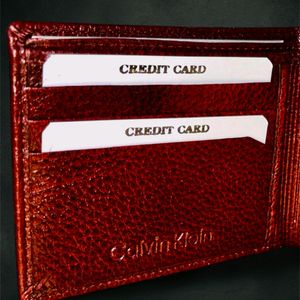 Calvin Klein Genuine Leather Wallet Men's