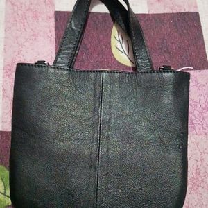 Black Original Leather Bag