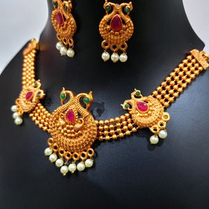 Necklace In Temple Jwellery