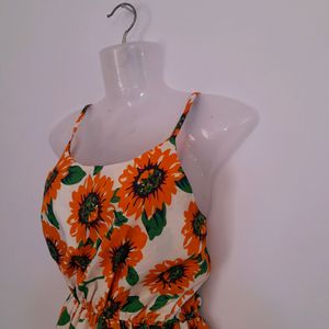 Multi Color Printed Dress (Women's)