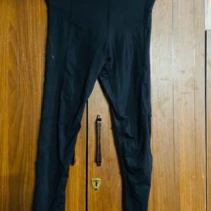 Zara Gymwear Legging With Zipper