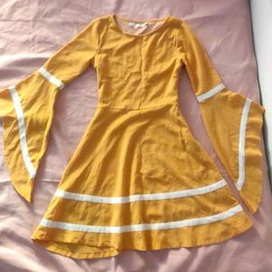 Mustard Flare Dress