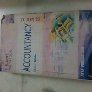 Accountancy Book For Class X1