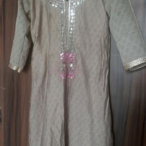 Partywear  Chanderi Kurti