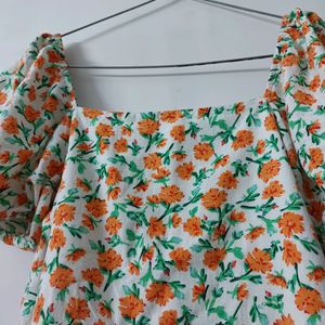 Cottagecore Floral Dress