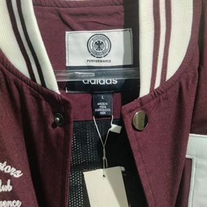 Men's Solid  Varsity Jacket