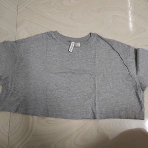 H&M GREY CROP