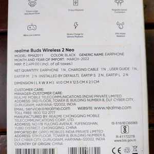 Realme Buds Wireless Neo 2