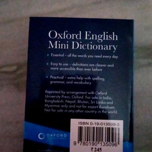 Oxford English Mini Dictionary