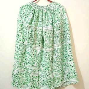 Very Cute Floral Skirt Bohemian Style High Waisted