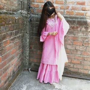 Sharara Set (Dupatta Not Included)/ Pure Cotton