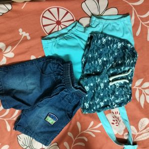 Three Baby Boy Shorts