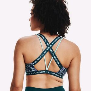 Under Armour Crossback Low Print Sports Bra