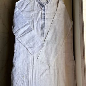 Boys White Kurta And Pant