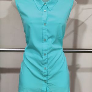 Sleeveless Formal Shirt