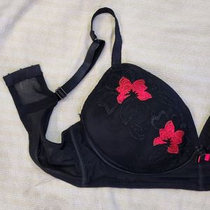 Padded Black Bra