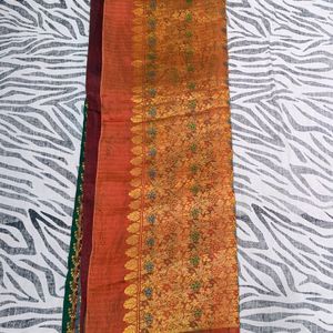 pure Kanchi pattu saree