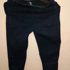 NAVY BLUE DENIM JEANS Legging