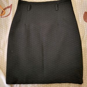 Black High Waist Mini Skirt