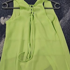 Pastle Green Top For Women (Small)