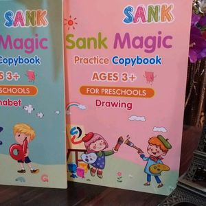 🆕️ Set Of 4 Magic Kids Study Books With Pen & 10