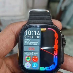 Ultra T900 Big Dial Smartwatch Black