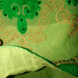 Green Saree