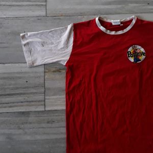 Red Colour Tshirt For Men | Zara Brand