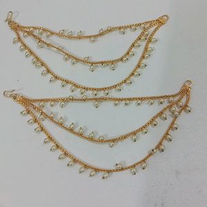 Earchain Gold Plated Fancy