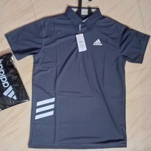 NEW ADIDAS HALF HAND COLLAR TSHIRT