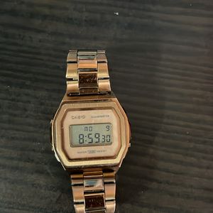 Unisex Gold Casio Watch