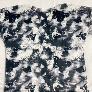 Aesthetic Butterfly Crop Top