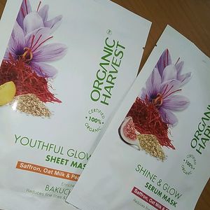 Organic Harvest Sheet Mask- PACK OF 2