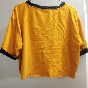 Yellow T-shirt For Woman 💛