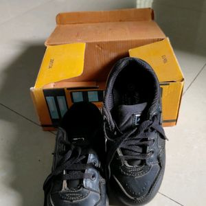 Sparx Black Shoes