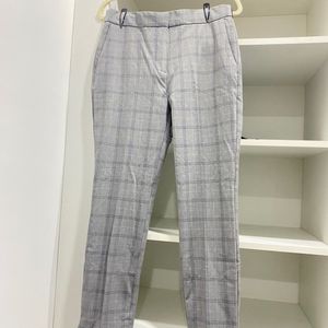 Zara Checkered Tailored Trousers