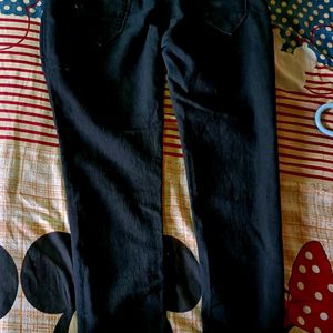 BLACK 5 BUTTONS JEANS