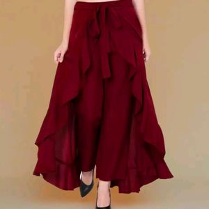 New Combination Of Plazo And Skirt For Women