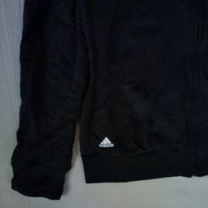 ADIDAS BLACK ZIPPER UPPER BEAUTIFUL