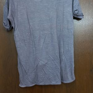 Gray Up And Down Tshirt