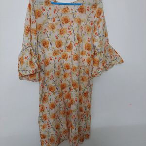 Pure Cotton Kurti Umbrella Sleeves